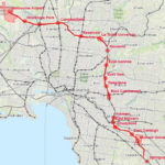 Map of proposed cross city railway from Springvale to Melbourne Airport